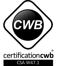 Certification soudage CWB — norme CSA W47.1